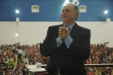 Pr. Luiz Fernandes Bergamin, presidente do Conselho Nacional da Igreja O Brasil Para Cristo. (Foto: Guiame/ Marcos Paulo Corrêa)