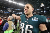Zach Ertz atua como tight end no time campeão do Super Bowl, Philadelphia Eagles. (Foto: Matthew Emmons/USA Today Sports)