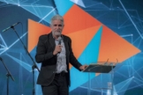 Pastor Claudio Duarte durante pregação na Expo Cristã, em São Paulo. (Foto: Guiame/Marcos Paulo Corrêa)