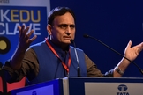 Rakesh Sinha é fundador da Rashtriya Swayamsevak Sangh (RSS), uma organização nacionalista hindu. (Foto: Reprodução)