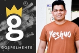 Criador da página Gospelmente, Gesson Nunes, celebra marca de 1 milhão de seguidores. (Foto: Reprodução)