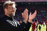 Jürgen Klopp, técnico do Liverpool, durante atuação no time da Primeira Liga inglesa. (Foto: Reprodução/Liverpool)