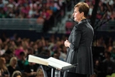 Joyce Meyer explicou que aprendeu a ter uma nova visão a respeito da fé e da prosperidade. (Foto: Reprodução)
