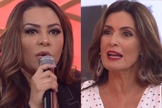 Márcia Fellipe (à esquerda) sugeriu leitura bíblica nas escolas, ao participar do programa Encontro, com Fátima Bernardes. (Imagem: Reprodução)