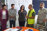 Ministra da Mulher, Damares Alves, visita Prefeitura de Brumadinho. (Foto: Divulgação/Prefeitura Municipal de Brumadinho)