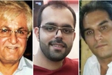 Pastor Victor Bet Tamraz, Amin Afshar Naderi e Hadi Asgari, três cristãos condenados a 10 a 15 anos de prisão em julho de 2017. (Foto: Reprodução/Radio Farda)