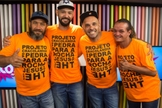Betão, Ricardo Araújo, Pastor Rica e Bruno dos Santos foram os convidados do Pânico. (Foto: Jovem Pan)