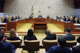 Plenário do STF reunido em 28 de março de 2019. (Foto: Divulgação/STF)