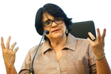 Ministra Damares Alves em defesa dos cristãos perseguidos. (Foto Marcelo Camargo/Agência Brasil)