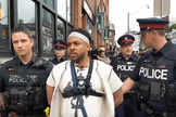 O pastor David Lynn foi preso após pregação na Gay Village, em Toronto. (Foto: Reprodução/Global News)