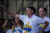 O presidente Jair Bolsonaro, durante Marcha para Jesus, em São Paulo. (Foto: Eduardo Anizelli/Folhapress)