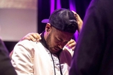 Neymar recebe oração em culto na Igreja Batista Peniel, em São Vicente. (Foto: Instagram/Sennadeze6)