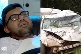 José Velázquez sobreviveu cinco dias na mata depois de bater seu carro. (Foto: ABC13)