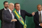 Presidente Bolsonaro e ministro Osmar Terra. (Foto: Reprodução/Renova Mídia) 