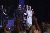 Pastores oram pelo impacto do furacão Dorian em Ormond Beach, na Flórida. (Foto: CBN News)