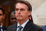 Presidente da República, Jair Bolsonaro durante visita ao Templo de Salomão. (Foto: Alan Santos/PR)