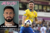 Olivier Giroud é capa da revista francesa ‘Jesus’ de setembro. (Foto: Reprodução/Instagram)