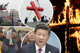 Governo de Xi Jinping aumenta repressão religiosa na China. (Foto: Reprodução/Daily Express)