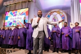 Tyler Perry durante inauguração do seu estúdio em Atlanta. (Foto: Reprodução/Instagram)