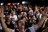 Culto evangélico na Argentina. (Foto: Reprodução/MercoPress)