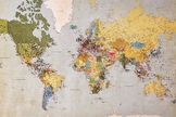 Mapa-múndi. (Foto: Andrew Stutesman/Unsplash)