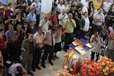 Cristãos durante Culto na Argélia. (Foto: Reprodução/SAT-7)