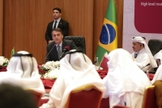 Bolsonaro esteve no Catar durante viagem a países do Oriente Médio. (Foto: Valdenio Vieira/PR