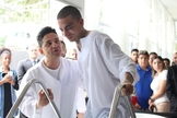 Funkeiro já frequenta a igreja há um ano. (Foto: Reprodução/ADALPHA) 