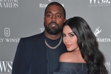Kim Kardashian e Kenye West. (Foto: Reprodução/Instagram)