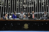 Plenário do Senado Federal durante sessão que prorrogou a isenção do ICMS para igrejas. (Foto: Roque de Sá/Agência Senado)