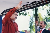 O líder venezuelano Nicolás Maduro recebe oração em encontro para atrair apoio evangélico. (Foto: Nicolás Maduro/Instagram)
