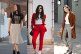 A camiseta pode ser peça-chave para looks despojados, mas sem perder a elegância. (Foto: Reprodução/Pinterest)