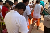 Detentos recebem acompanhamento religioso semanalmente no Acre. (Foto: Elenilson Oliveira)