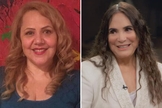 Jane Silva e Regina Duarte: convite aceito. (Foto: Reprodução/Globo/SDC)