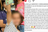 Mãe comemorou nas redes sociais sobre conquista e publicou texto em apoio à filha, em Jundiaí (SP). (Foto: Reprodução/G1)