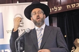 Rabino-chefe de Israel David Lou. (Foto: Reprodução/Haaretz)