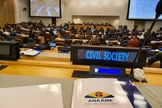 ANAJURE na Sessão Anual do Comitê da Organização das Nações Unidas (ONU) sobre ONGs em janeiro de 2020. (Foto: Assessoria de imprensa da ANAJURE)