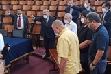 O ministro da Saúde do Peru, Víctor Zamora, recebe orações de líderes evangélicos. (Foto: Reprodução/Evangélico Digital).