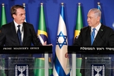 Jair Bolsonaro e Benjamin Netanyahu. (Foto: Alan Santos/PR)
