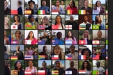 Países se juntam para cantar “Amazing Grace” e levar encorajamento em meio à pandemia. (Foto: Reprodução/GOD TV)