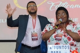 A cantora gospel Fabiana Anastácio e seu marido, o pastor Ruben. (Foto: Reprodução/Instagram)