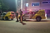 Polícia interrompeu culto online na Assembleia de Deus Ministério de Madureira em Curitiba. (Foto: Davi Secundo de Souza)