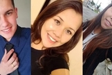 Os jovens Fernando, Ester e Jéssica – vítimas fatais do acidente na BR-277. (Foto: Reprodução/Facebook)