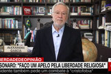 Alexandre Garcia, no quadro “Liberdade de Opinião” da CNN Brasil. (Foto: Reprodução / YouTube)