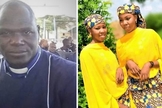 Rev. Alubara Audu, pastor da ECWA, morto por muçulmanos; as irmãs Hassana e Hussaina Garba, sequestradas no estado de Katsina, Nigéria. (Foto: Reprodução / Facebook)