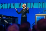 Anne Graham Lotz fala no na Convenção de Mídia Cristã 2020 em Nashville, EUA. (Foto: NRB)