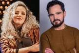 Gabi Sampaio e Luciano Camargo gravam nesta sexta-feira, o clipe do single "Espírito Santo", que integra o novo álbum gospel do cantor sertanejo. (Imagem: Divulgação)