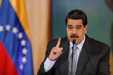 Presidente da Venezuela, Nicolás Maduro, durante entrevista coletiva em Caracas. (Foto: Manaure Quintero/Reuters)