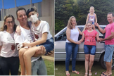Os pais com Larissa e Josiane: meninas têm miocardiopatia dilatada, uma doença no músculo do coração. (Foto: Arquivo pessoal)