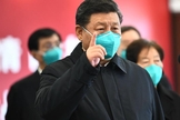 Xi Jinping, presidente da China, em visita à cidade de Wuhan, primeiro epicentro do coronavírus. (Foto: Xinhua/Xie Huanchi)